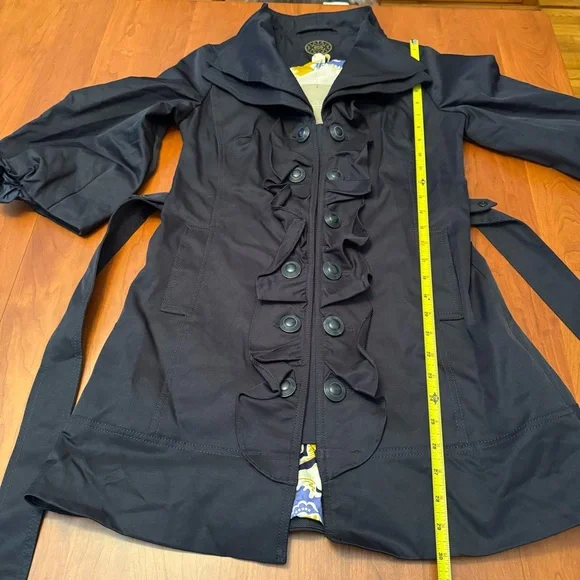 AnthropologieIdra Ruffled Trench Coat